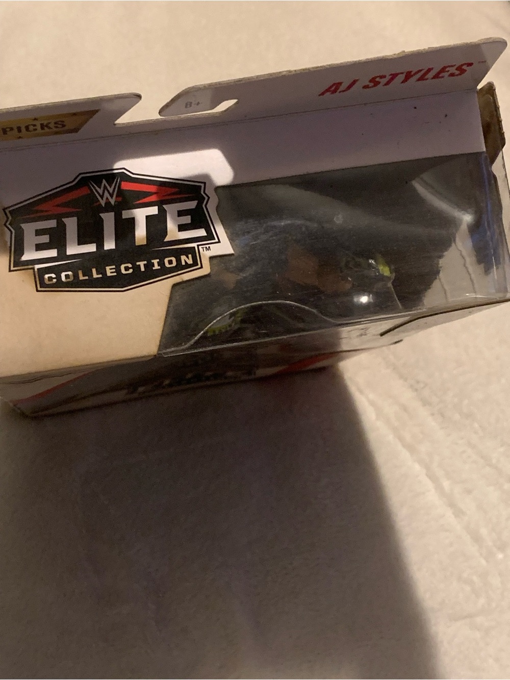AJ Styles WWE Elite Action Figure in Box. Never Opened but Box Damaged - Picture 3 of 6